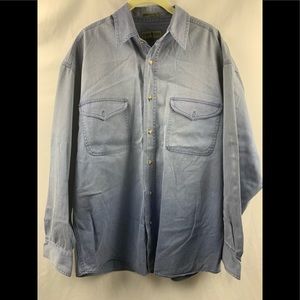Robert stock denim button down size med